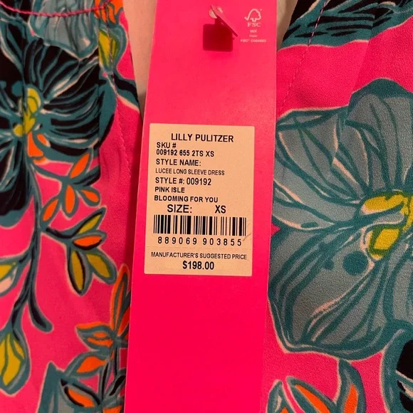 Lilly Pulitzer Lucee Dress XS NWT - Picture 3 of 3